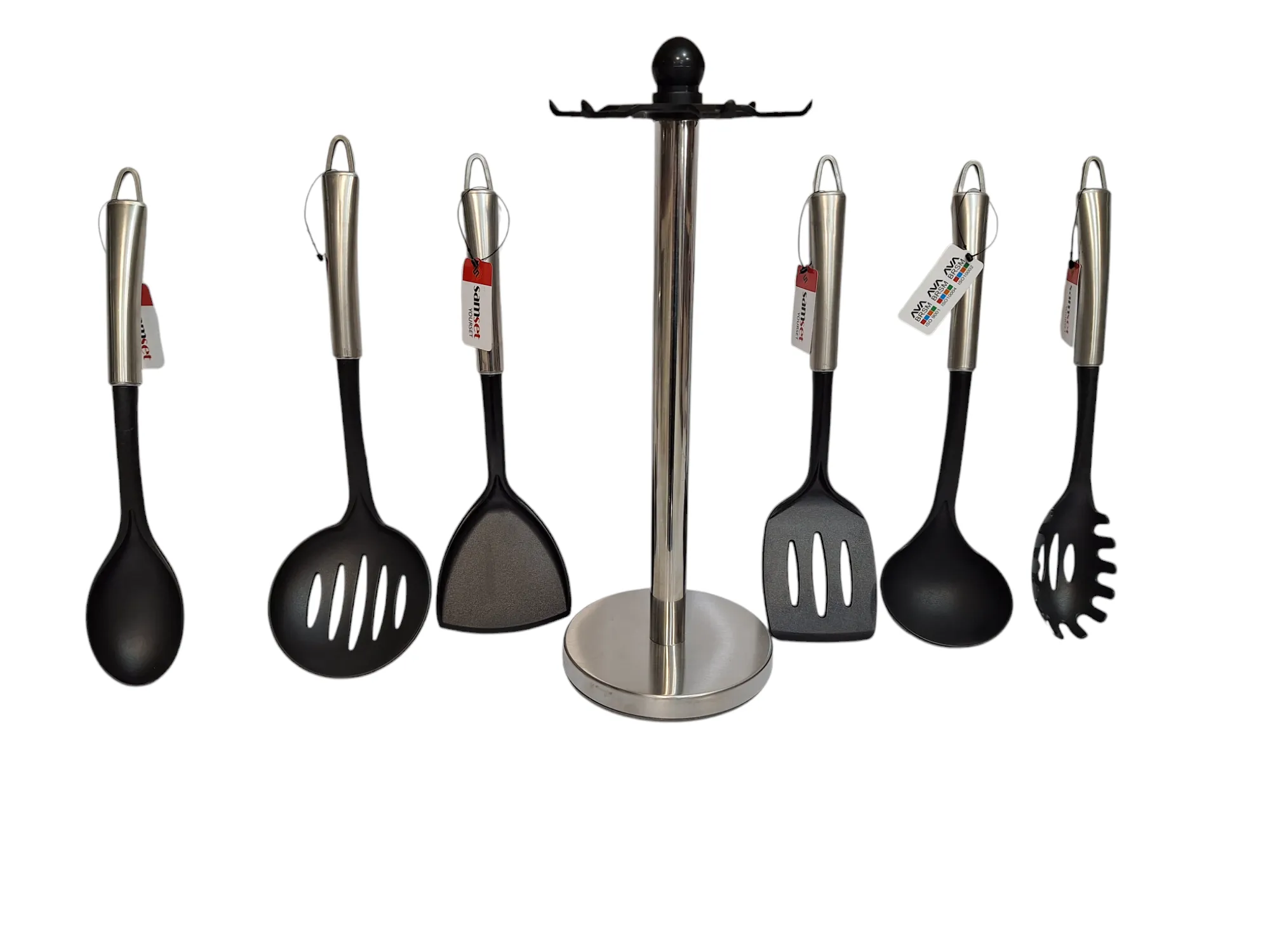 سرویس کفگیر و ملاقه استیل سام ست