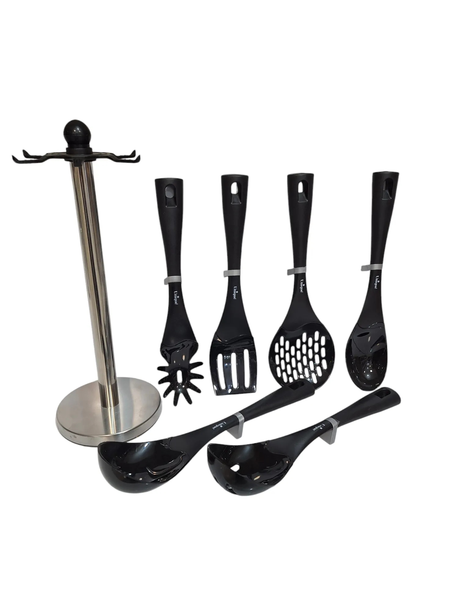 سرویس کفگیر و ملاقه مشکی یونیک