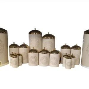 سرویس آشپزخانه ۱۷پارچه سام ست مدل گاردنیا