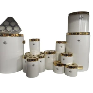 سرویس آشپزخانه 21پارچه دیاکو کرم درب طلایی