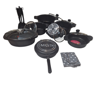 سرویس قابلمه ام جی اس 25 پ گرانیت طرح کره ای B