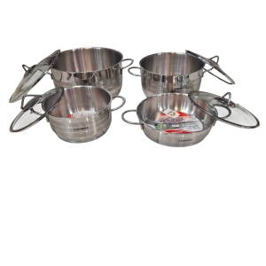 سرویس قابلمه استیل ۸ پ سان ریس